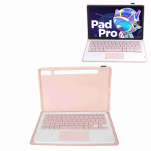 Rosa 11,2-Zoll Tablet-Tastaturhülle mit Stifthalter & Touchpad für Tab P11 Pro 2. Generation