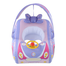 Car-Shape Ride-On Pool Float Pink 1-4 Years