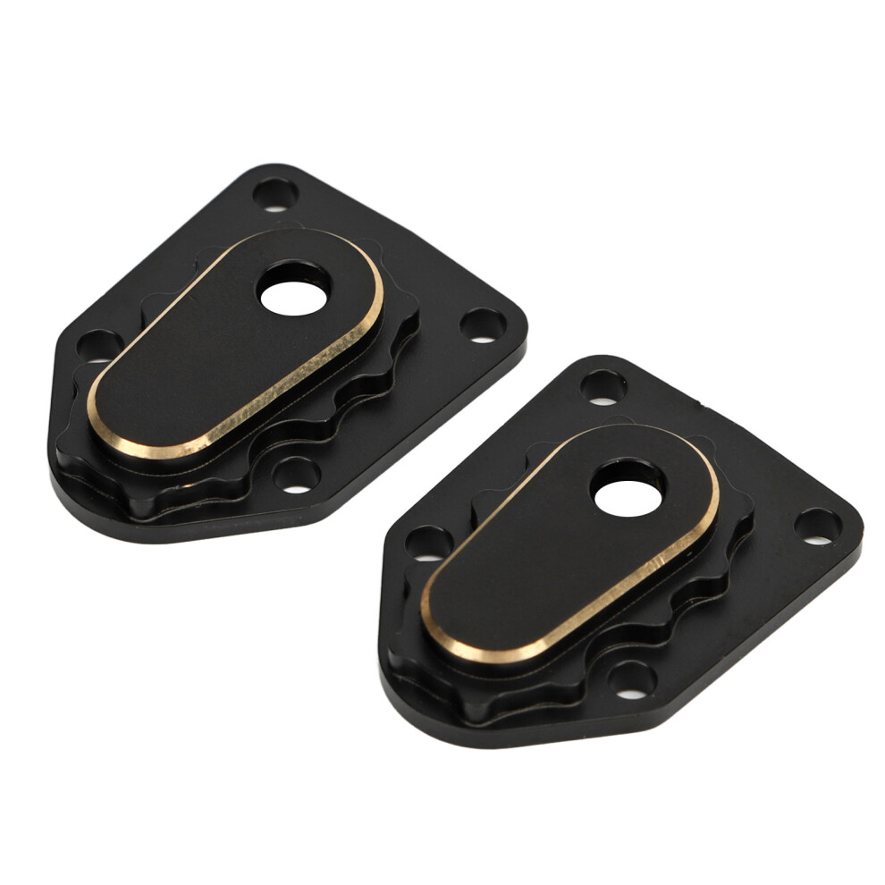 2Pcs Brass Outer Portal Covers For 1/18 Rc Track Car Axial Utb18 Capra Black 9301388938093