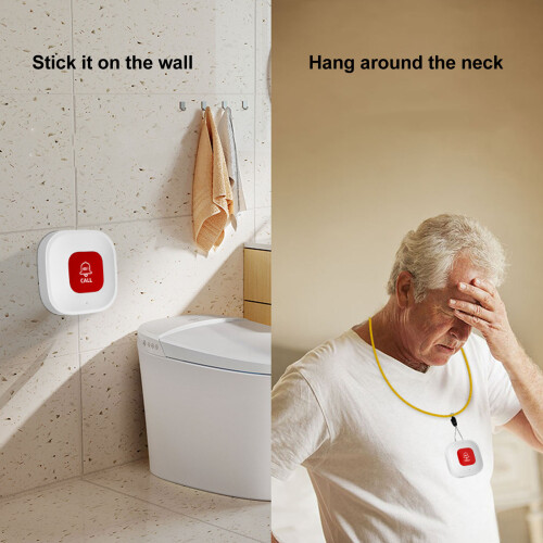 WiFi Nurse Alert System with Call Button for Elderly Patient Safety 2