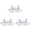 3Pcs White Eye Masks Comfortable Flexible Night Eyeshades for Resting 2