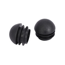 10 Pcs 25mm Dia Plastic Round Tube Inserts End Blanking Caps Black