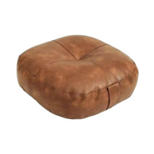 Japanese Floor Cushion Orange Tatami Seat Pad Futon for Comfortable Floor Seating in Living Room