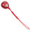 Cute Rood Koperen Daruma Kat Sleutelhanger Decoratie 5