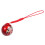 Cute Rood Koperen Daruma Kat Sleutelhanger Decoratie 7