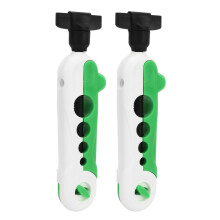 2PCS Mini Fishing Line Spooler Portable Adjustable ABS Reel White Green