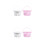 4Pcs Plastic Artist Brush Basin with Pen Holder Assorted Colors 8