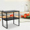 2 Pcs Decorative Tins With Lids Storage Boxes Kitchen Rack 3