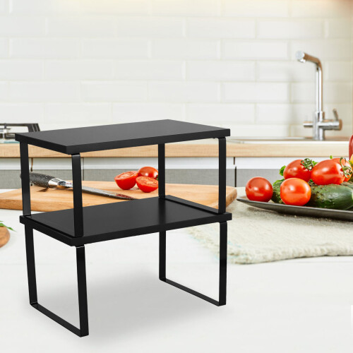 2 Pcs Decorative Tins With Lids Storage Boxes Kitchen Rack 2