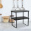 2 Pcs Decorative Tins With Lids Storage Boxes Kitchen Rack 7