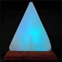 3X Himalayas Crystal Salt Lamp USB Led Pyramid Salt Crystal Lamp Crystal Decorative Lamp Atmosphere Atmosphere Lamp