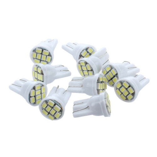 40X T10 194 168 Lamp Bulb 8 LED White for Car 1