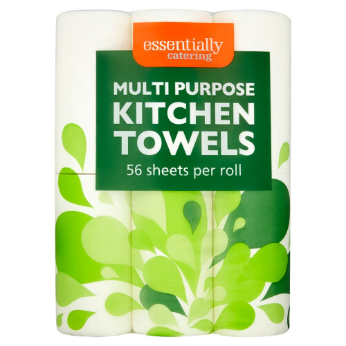 Essentially Catering Multi Purpose Kitchen Towels 12 Rolls (Pack of 1) 1