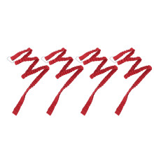 Super Stretchy 4Pcs Kayak Paddle Rope Nylon Anti-Lost Leash for Canoe Surfing Red