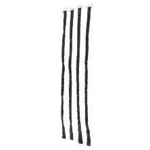 4Pcs Nylon Kayak Paddle Rope - Super Stretchy & Portable, Black