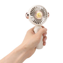 Faltbarer Mini-Ventilator 900mAh Leichtes Handgerät 167x94x4mm Weiß