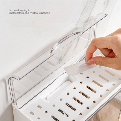 Multifunctional Kitchen Tableware Holder - Large Capacity Draining Tableware Storage Container, Plastic Organizer B 2