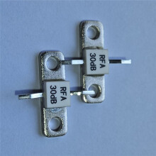 30dB 60W - 2GHz RF Attenuator Resistor RF Flange Resistor High Power RF Terminal Attenuator Microwave Power Attenuator