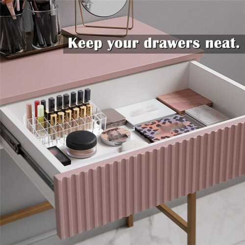Lipstick Storage Box Multi-Space Transparent Lipstick Storage Box Perfume Storage Box Cosmetic Lip Gloss Display Box 1