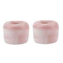 Wall Mounted Toothbrush Holder Ceramic Marble Grain Hygienic Upright Bathroom Organizer 2pcs
