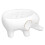 Ceramic Soap Dish with Drainage Channels, White Soap Holder for Bathroom and Kitchen Sink 1