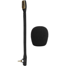 (Black) Detachable Microphone Astro for A40, Detachable Microphone Replacement Headset Mic with Foam Cover for Astro A40