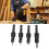 Precision Countersunk Drills 4Pcs Hex Shank - Cemented Carbide for Screws 1