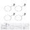 Basketball Display Holders Iron 4pcs For Fan Gear 3