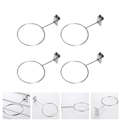 Basketball Display Holders Iron 4pcs For Fan Gear 2