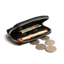 Men'S Wallet with Earbuds Storage - Multi-Functional Credit Card Holder and Coin Purse with Zipper for Travel