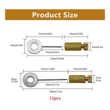 10Pcs Leather Suture Positioning Needle DIY Tool Suture Fixed Position Needle Leather Fixed Suture Needle Supplies