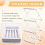 Bamboo Shoe Rack for Entryway - Foldable, Narrow Organizer for Small Spaces, White, 2