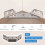 4pcs Multifunctional Stainless Steel Angle Code Right Angle Fixed Bracket Furniture Wood Board Angle Hardware Accessories 4