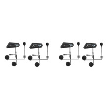 4 Set Motorcycle 5.0 Helmet Intercom Universal Pairing Earphone Headset with CNC Noise Reduction BT22