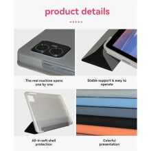 PU Case for Teclast M50 Pro 10.1 Inch Ultra Thin Tablet Case Stand Sleep TPU Soft Cover for Teclast M50 M50HD B
