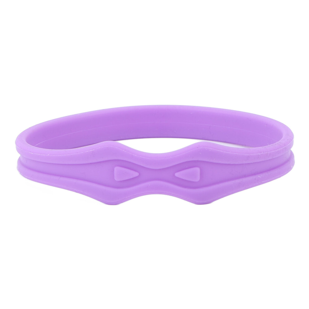 Purple Silicone Patella Knee Strap Support Belt For Basketball, Football, Fitness