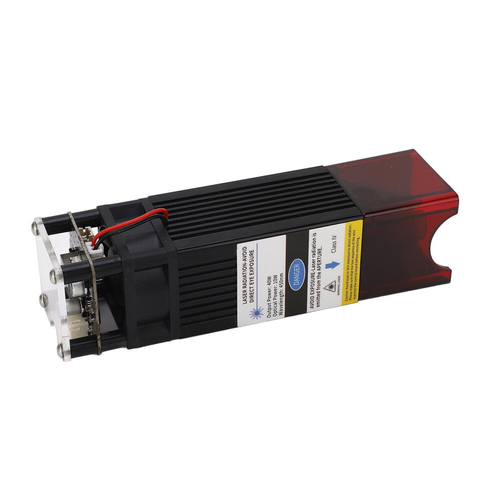 40W 450Nm Laser Engraver Module Cnc, Aluminum Alloy, Black 4081388942607