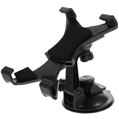 1Pc Black ABS Tablet Pc Bracket 360 Rotating Car Navigation Holder 1