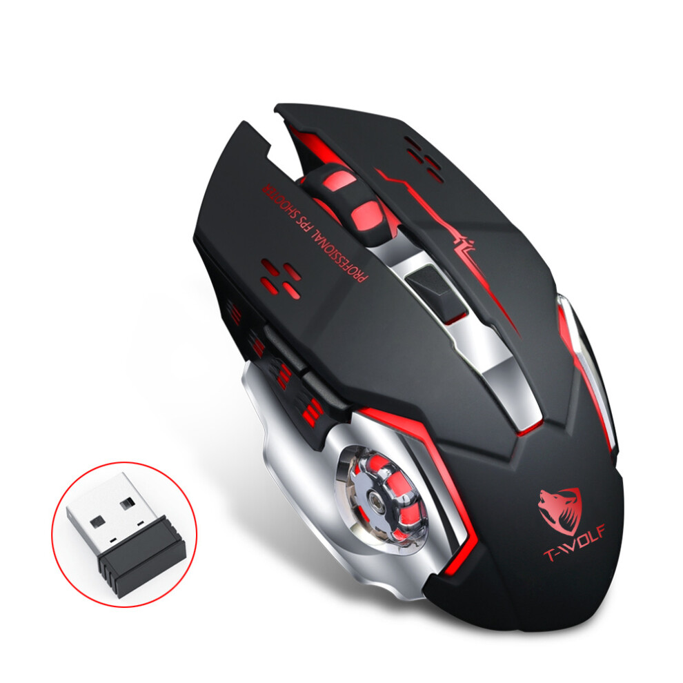 Thunder Wolf Q13 Rechargeable Mute Mouse 7340572239105