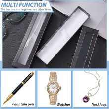 60-Teilige Leere Geschenkbox für Stifte mit Durchsichtigem Deckel, Stiftetui Aus Pappe, Stiftverpackungsbox für Bleistift, Kugelschreiber,
