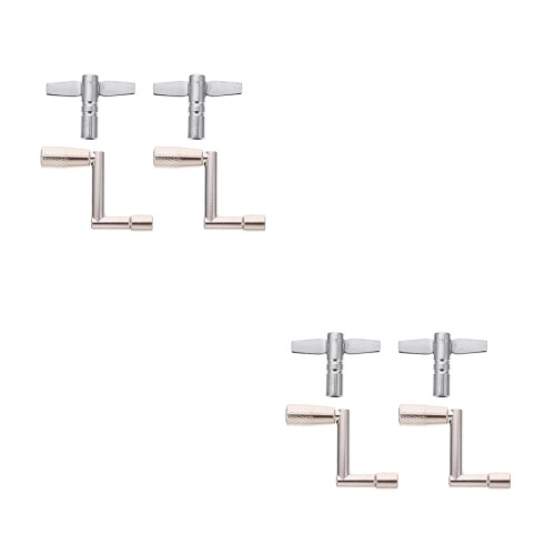 8 Pcs Drum Keys Metal Drum Keys Tuning Tools For Drum Set Silver 1