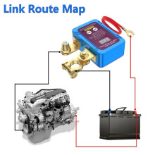 Remote Battery Disconnect 12V 240A with Led Voltage Display,Automatic Power Shut Off for Auto Car Truck