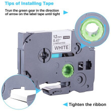 15-Pack Label Maker Tape for TZe-231 TZ-231 Laminated P-Press Label Maker Tape, for Model PT D200 D210 H100 1880