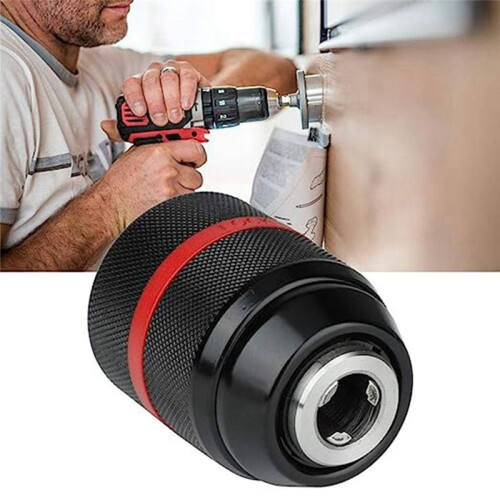 Hand Drill 13mm Self-Locking Chuck Impact Electric Wrench Hand Drill Chuck Conversion Tool for Multiple Drill Bits