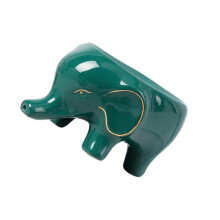 Cute Elephant Soap Holder Green, Compact Bathroom Soap Dish 17x10cm for Easy Storage and Travel