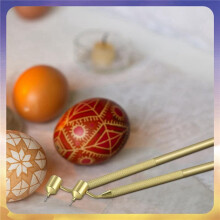 Set of 6 Pysanka Set Hot Wax Drawing Pens for Decorative Arts for Easter Eggs Pysanky Supplies