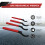 Coilover Wrench, Hook Wrenches Tools Set Shock Spanner Wrench Set C-Shape Spanner Adjustable Spanners Adjustment Tool 2