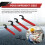 Coilover Wrench, Hook Wrenches Tools Set Shock Spanner Wrench Set C-Shape Spanner Adjustable Spanners Adjustment Tool 7
