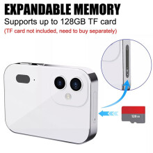 4K Digital Camera Night Vision Triple Lens 3Inch HD 64MP Touch Screen Entertainment Digital Camera OTG Transmission,A