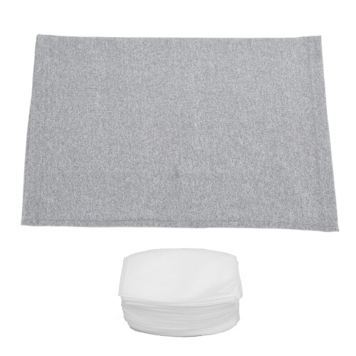 Breathable Polyester Face Cover Scarf with Filter Pocket, Gray 1